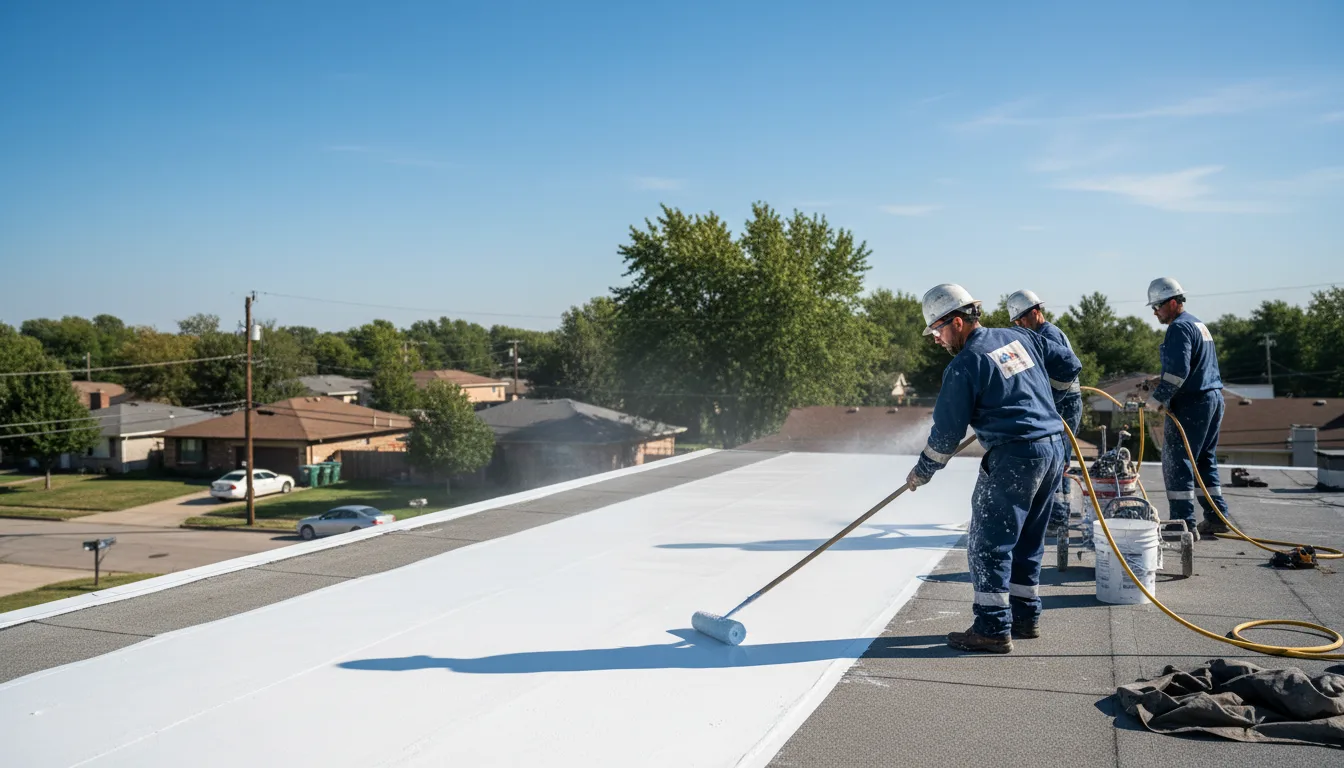 Commercial roof coating in Rouseville, PA near me